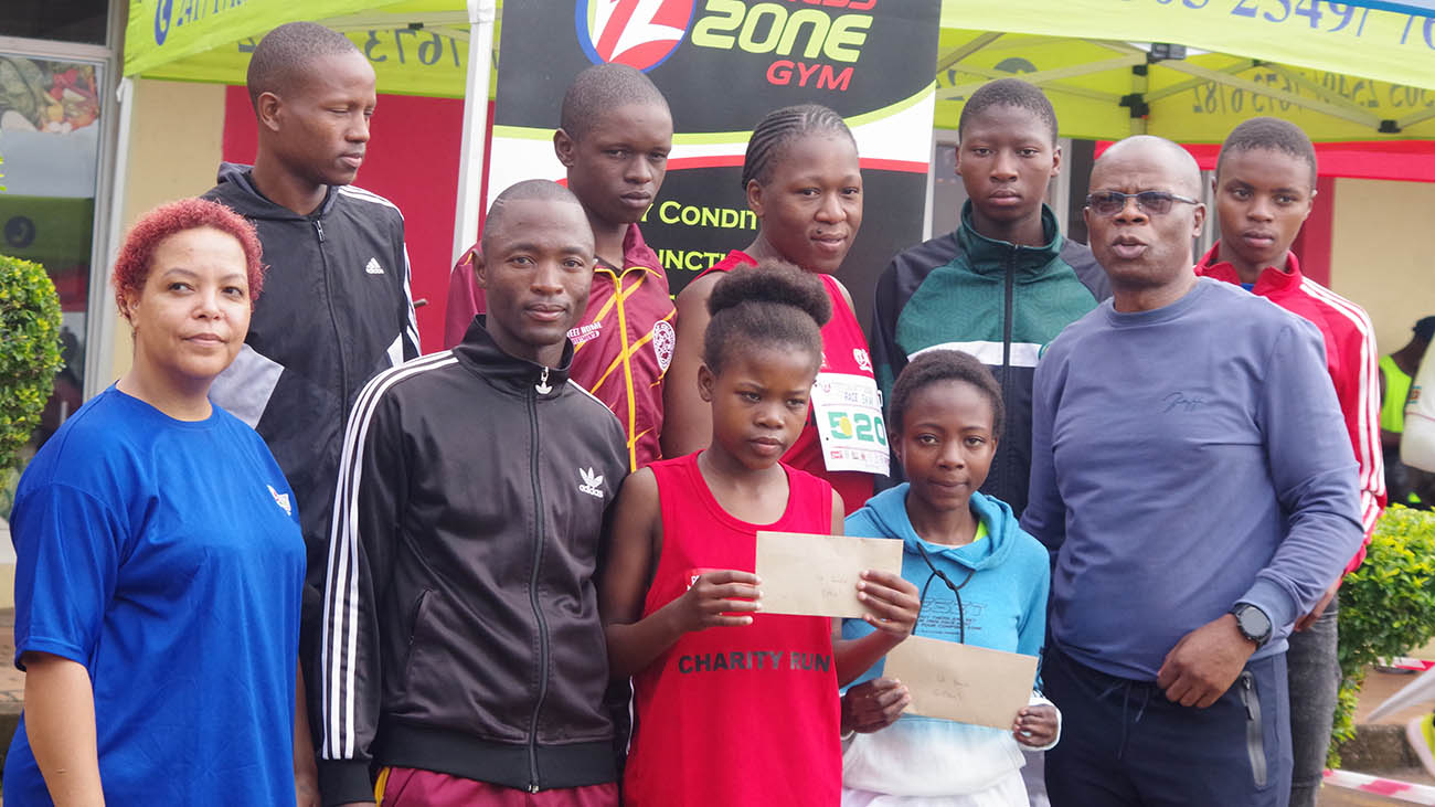 Mancoba, Sanelisiwe shine in Fitness Zone Charity Run